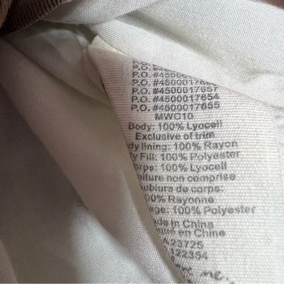 Wilfred Aritzia jacket coat  quilted brown lace pattern elbow patches luxe boho - Picture 13 of 14